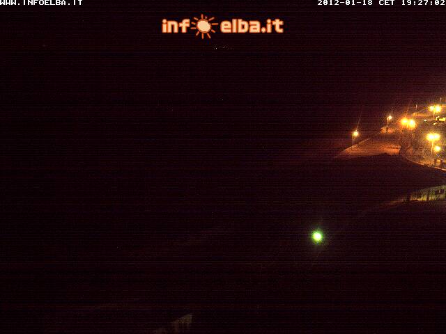 Immagini dalla WebCam sulla spiaggia de Le Ghiaie a Portoferraio - isola d'Elba